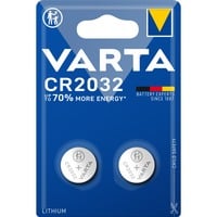 VARTA 06032 Batería de un solo uso CR2032 Litio Batería de un solo uso, CR2032, Litio, 3 V, 2 pieza(s), 230 mAh