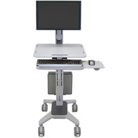 Ergotron WorkFit-C Single LD, Mesa de trabajo gris