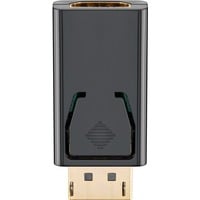 goobay HDMI DisplayPort Adapter Negro, Adaptador negro, DisplayPort, HDMI, Negro