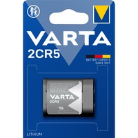 VARTA -2CR5 Pilas domésticas, Batería Batería de un solo uso, 6V, Litio, 6 V, 1 pieza(s), 1400 mAh