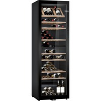 Bosch Serie 6 KWK36ABGA enfriador de vino Nevera de vino Independiente Negro 199 botella(s), Refrigerador del vino negro, Nevera de vino, Independiente, 199 botella(s), 50 W, G, Negro