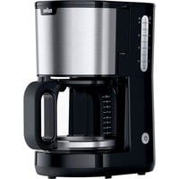 Braun 0X13211065, Cafetera de filtro negro/Acero fino