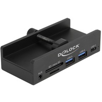 DeLOCK 64285, Hub USB negro