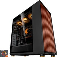ALTERNATE AGP-DESIGN-AMD-001, Gaming-PC negro/Madera
