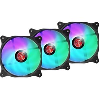 RAIJINTEK EOS 12 RBW ADD -3 120x120x25, Ventilador negro/Transparente