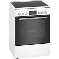 Bosch Serie 4 HKR39C220 cocina Cocina independiente Cerámico Blanco A, Juego de cocina blanco, Cocina independiente, Blanco, Giratorio, Tocar, Frente, 1,2 m, Electrónico