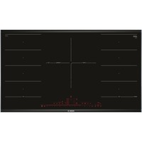 Bosch Serie 8 PXV975DV1E hobs Negro Integrado Con placa de inducción 5 zona(s), Calentador autárquico negro, Negro, Integrado, Con placa de inducción, Vidrio y cerámica, 5 zona(s), 5 zona(s)