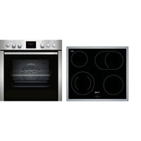 Neff XED342 sets de electrodoméstico de cocina Cerámico Horno eléctrico, Juego de cocina acero fino, Cerámico, 4 zona(s), Vidrio y cerámica, Negro, Tocar, 58,3 cm