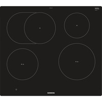 Siemens EH601LFC1E hobs Negro Integrado Con placa de inducción 4 zona(s), Calentador autárquico negro, Negro, Integrado, Con placa de inducción, Vidrio y cerámica, 4 zona(s), 4 zona(s)