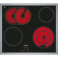 Siemens ET645HN17E hobs Negro Integrado Cerámico 4 zona(s), Calentador autárquico negro/Plateado, Negro, Integrado, Cerámico, Cerámico, 4 zona(s), 4 zona(s)