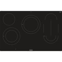 Siemens ET801LMP1D hobs Negro Integrado Cerámico 5 zona(s), Calentador autárquico negro, Negro, Integrado, Cerámico, Vidrio y cerámica, 5 zona(s), 5 zona(s)