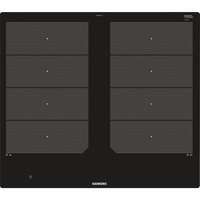 Siemens EX601LXC1E hobs Negro Integrado Con placa de inducción 4 zona(s), Calentador autárquico negro, Negro, Integrado, Con placa de inducción, Vidrio y cerámica, 4 zona(s), 4 zona(s)