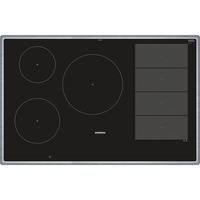 Siemens EX845LVC1E hobs Negro, Acero inoxidable Integrado Con placa de inducción 5 zona(s), Calentador autárquico negro/Acero fino, Negro, Acero inoxidable, Integrado, Con placa de inducción, Vidrio y cerámica, 5 zona(s), 5 zona(s)