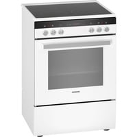 Siemens iQ300 HK9R3A220 cocina Cocina independiente Cerámico Blanco A, Juego de cocina blanco, Cocina independiente, Blanco, Giratorio, Tocar, Frente, 1,2 m, Electrónico