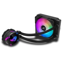 ASUS ROG STRIX LC 120 RGB Procesador Sistema de refrigeración líquida todo en uno 12 cm Negro, Refrigeración por agua negro, Sistema de refrigeración líquida todo en uno, 12 cm, 80,95 cfm, 137,5 m³/h, Negro