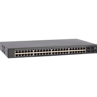 Netgear GS748T Gestionado L2+ Gigabit Ethernet (10/100/1000) Azul, Interruptor/Conmutador gris oscuro, Gestionado, L2+, Gigabit Ethernet (10/100/1000), Bidireccional completo (Full duplex), Montaje en rack