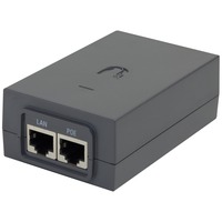 Ubiquiti POE-24-AF5X Gigabit Ethernet 24V adaptador e inyector de PoE, Inyector PoE negro, Gigabit Ethernet, 10,100,1000 Mbit/s, Negro, 24 V, 90 - 260, 47 - 63