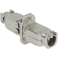 DeLOCK 86467 conector 2 x LSA Acero inoxidable, Embrague plateado, 2 x LSA, Acero inoxidable, Cat6a, S/UTP (STP), 23/24, 28 mm