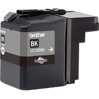 Brother LC-12EBK cartucho de tinta 1 pieza(s) Original Negro Tinta a base de pigmentos, 2400 páginas, 1 pieza(s)