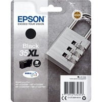 Epson Padlock Singlepack Black 35XL DURABrite Ultra Ink, Tinta Alto rendimiento (XL), Tinta a base de pigmentos, 41,2 ml, 2600 páginas, 1 pieza(s)