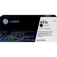 HP Cartucho de tóner original LaserJet 651A negro negro, 13500 páginas, Negro, 1 pieza(s)