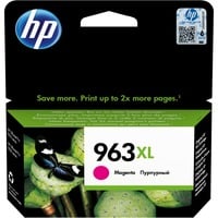 HP Cartucho de tinta Original 963XL magenta de alta capacidad Alto rendimiento (XL), Tinta a base de pigmentos, 23,25 ml, 1600 páginas, 1 pieza(s)