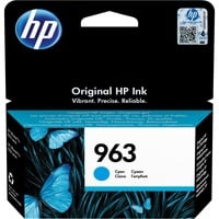 HP Cartucho de tinta Original 963 cian Rendimiento estándar, Tinta a base de pigmentos, 10,74 ml, 700 páginas, 1 pieza(s)