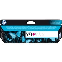 HP Cartucho de tinta original 971 magenta Rendimiento estándar, Tinta a base de pigmentos, 31,5 ml, 2500 páginas, 1 pieza(s), Minorista