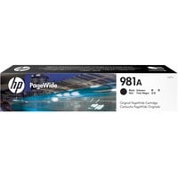 HP Cartucho original PageWide 981A negro, Tinta Rendimiento estándar, Tinta a base de pigmentos, 69 ml, 6000 páginas, 1 pieza(s)