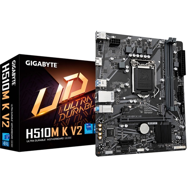 GIGABYTE H510M K V2 Placa base negro/Gris