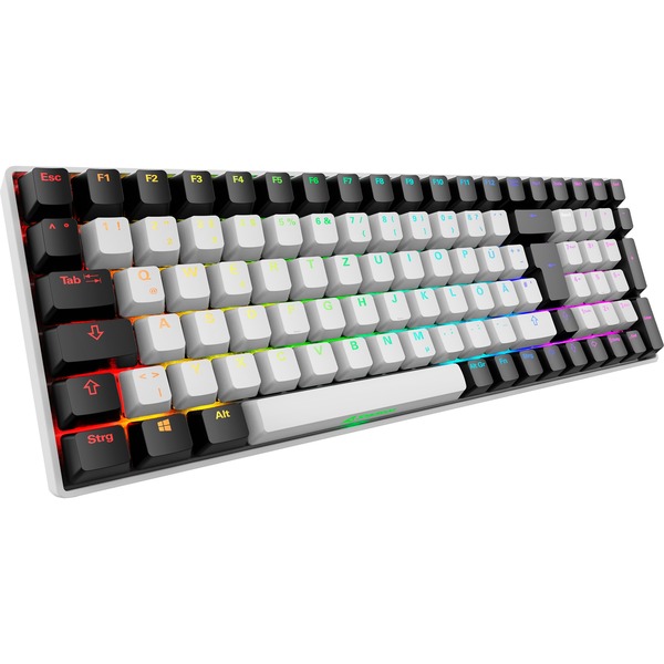 Sharkoon SKILLER SGK50 S2 Teclado para gaming blanco