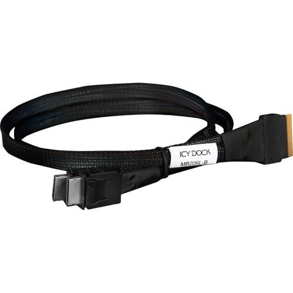 ICY BOX MB206L-B Cable negro