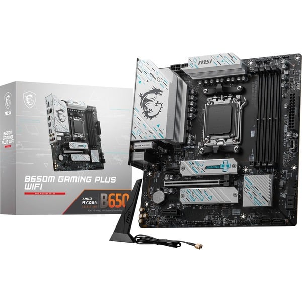 MSI B650M GAMING PLUS WIFI Placa base negro/Plateado