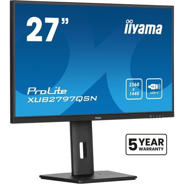 iiyama XUB2797QSN-B2 Monitor LED negro (mate)