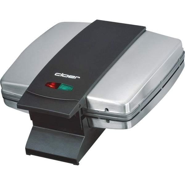 Cloer Sandwichmaker 6235 sandwichera 930 W Negro Plata acero fino/Negro 930 W 230 V 245 x 220 x 90 mm Negro Plata Acero inoxidable