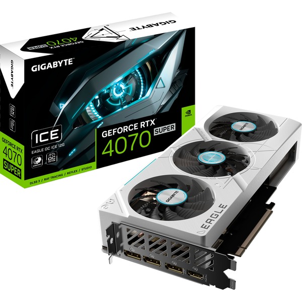 GIGABYTE GV-N407SEAGLEOC ICE-12GD Tarjeta gráfica blanco