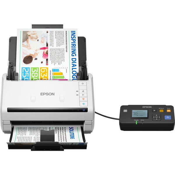 Epson WorkForce DS-530II Escáner de alimentación de hojas gris/Negro 215,9 x 6096 mm 600 x 600 DPI 30 bit 24 bit 10 bit 8 bit