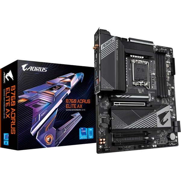 AORUS B760 AORUS ELITE AX Placa base negro