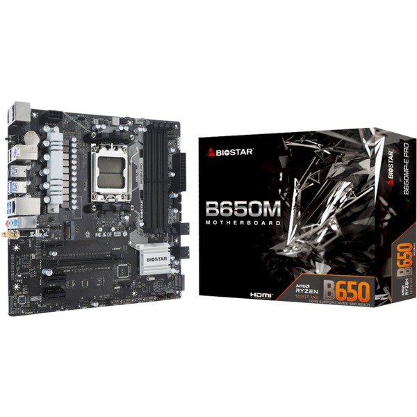 Biostar B650MP-E PRO Placa base negro