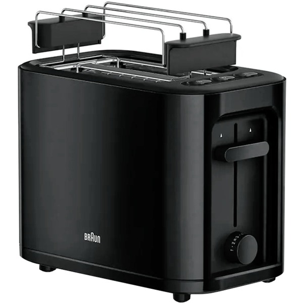 Braun HT3010BK 2 rebanada(s) 1000 W Negro Tostadora negro 2 rebanada(s) Negro Botones Giratorio 1000 W