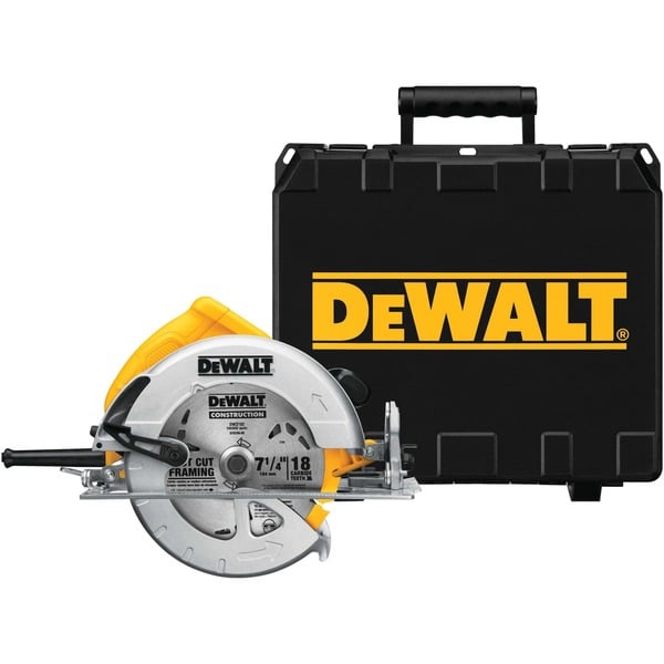 DeWalt DWE575K 1600 W Sierra circular amarillo 6,7 cm 5200 RPM 4,9 cm 1600 W 1000 W 3 cm