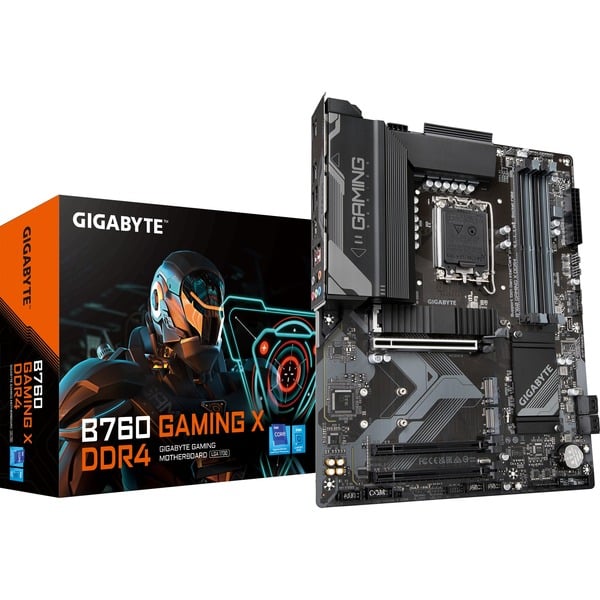 GIGABYTE B760 GAMING X DDR4 Placa base negro/Gris