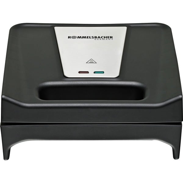 Rommelsbacher SWG 700 Barbacoa de contacto negro/Acero fino