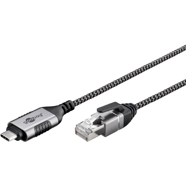 goobay 74404 Adaptador negro/Gris