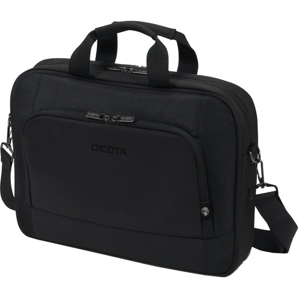 Dicota Eco Top Traveller BASE maletines para portátil 39,6 cm (15.6") Maletín Toploader Negro negro Maletín Toploader 39,6 cm (15.6") Tirante para hombro 800 g