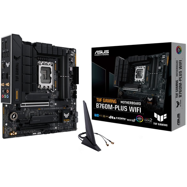 ASUS TUF GAMING B760M-PLUS WIFI Placa base negro