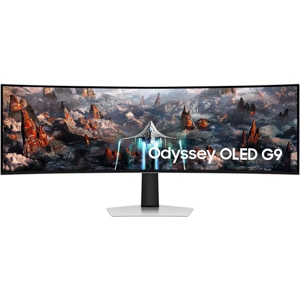 Samsung S49CG934SU Monitor OLED plateado/Negro