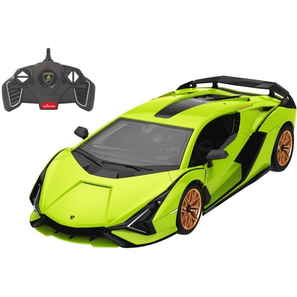 Jamara Lamborghini Sián FKP 37 modelo controlado por radio Coche de carreras de carretera Motor eléctrico 1:18 Radiocontrol verde/Negro Coche de carreras de carretera 1:18 8 año(s) 2400 mAh 360 g