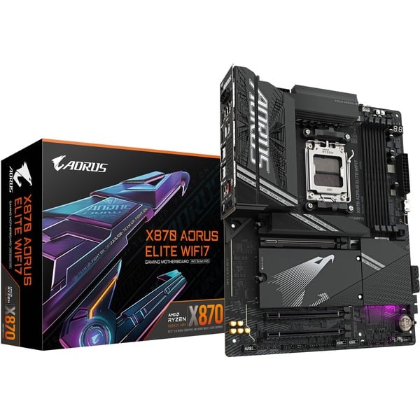 GIGABYTE X870 AORUS ELITE WIFI7 Placa base negro