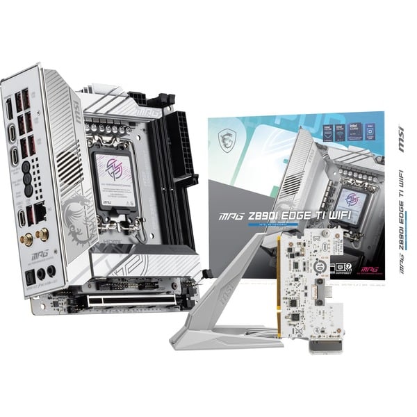 MSI MPG Z890 EDGE TI WIFI Placa base blanco/Plateado